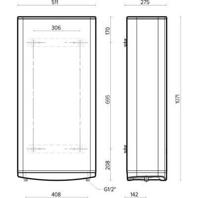 Водонагрівач Ariston Velis Tech 80 EU (3100918) Водонагрівач Ariston Velis Tech 80 EU (3100918)