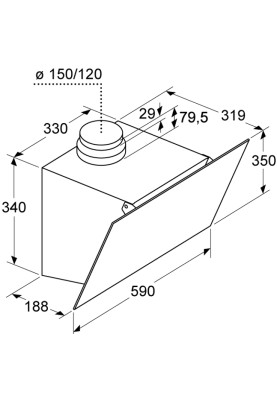 Витяжка Bosch DWK63PJ20T
