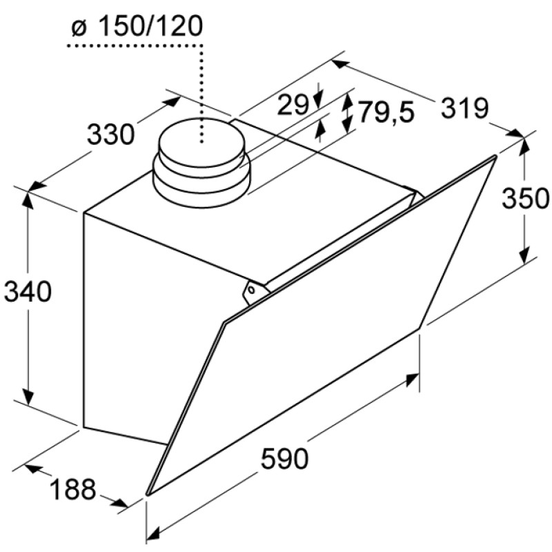 Витяжка Bosch DWK63PJ20T