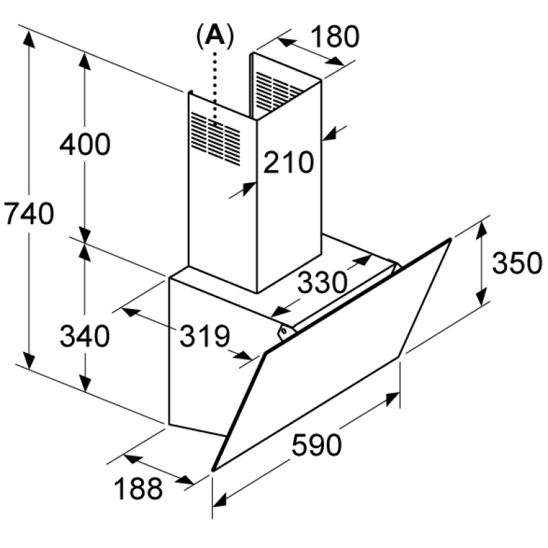 Витяжка Bosch DWK63PJ20T