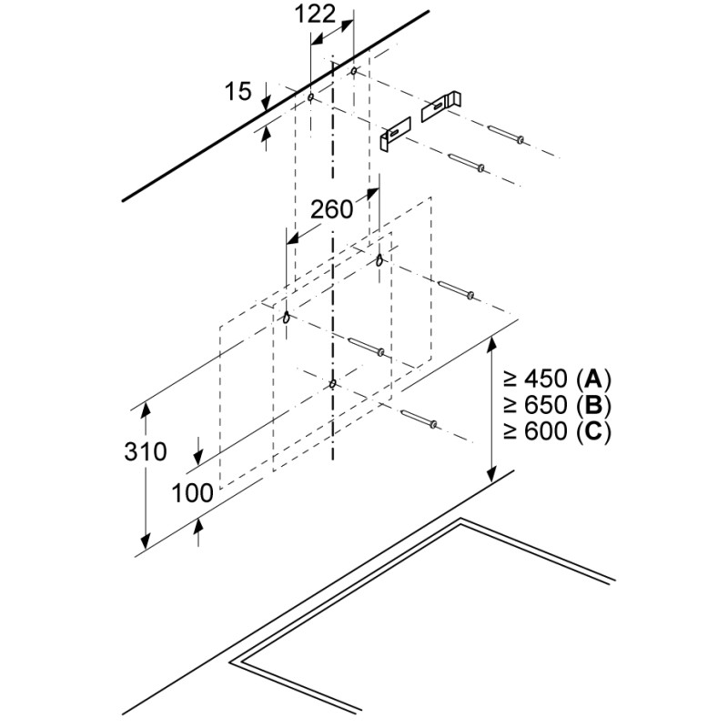 Витяжка Bosch DWK63PJ20T