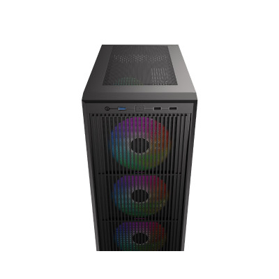 Корпус ID-Cooling Ware 300 ARGB Black Корпус ID-Cooling Ware 300 ARGB Black