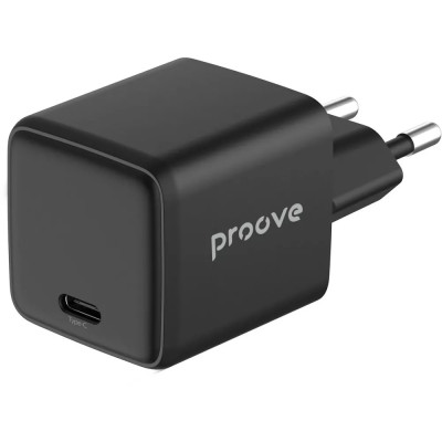Мережевий зарядний пристрій Proove Pocket GaN 25W Black (WCPG25010201) Мережевий зарядний пристрій Proove Pocket GaN 25W Black (WCPG25010201)