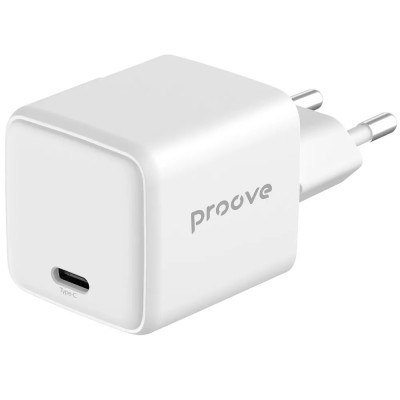 Мережевий зарядний пристрій Proove Pocket GaN 25W White (WCPG25010202) Мережевий зарядний пристрій Proove Pocket GaN 25W White (WCPG25010202)