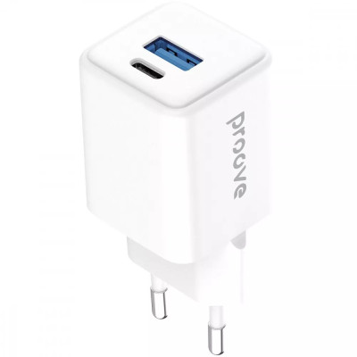 Мережевий зарядний пристрій Proove Pocket GaN 30W White (WCPG30110002)
