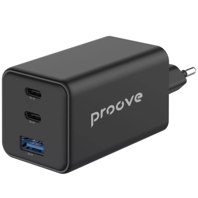 Мережевий зарядний пристрій Proove Pocket GaN 65W Black (WCPG65121201) Мережевий зарядний пристрій Proove Pocket GaN 65W Black (WCPG65121201)