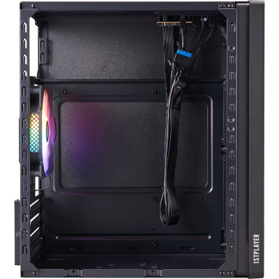 Корпус 1stPlayer WD1-BK-3F1 Black Корпус 1stPlayer WD1-BK-3F1 Black