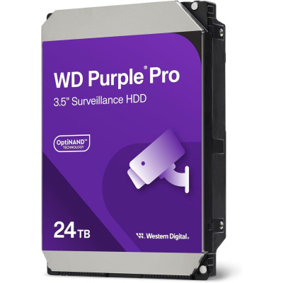 Накопичувач HDD SATA 24.0TB WD Purple Pro 7200rpm 512MB (WD241PURP) Накопичувач HDD SATA 24.0TB WD Purple Pro 7200rpm 512MB (WD241PURP)