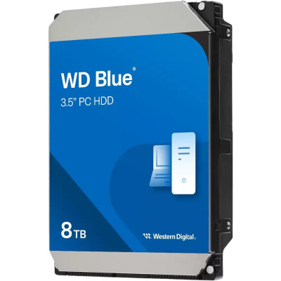 Накопичувач HDD SATA 8.0TB WD Blue 5640rpm 256MB (WD80EAAZ) Накопичувач HDD SATA 8.0TB WD Blue 5640rpm 256MB (WD80EAAZ)