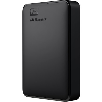 Зовнішній жорсткий диск 2.5" USB 5.0TB WD Elements Portable Black (WDBU6Y0050BBK-WESN)