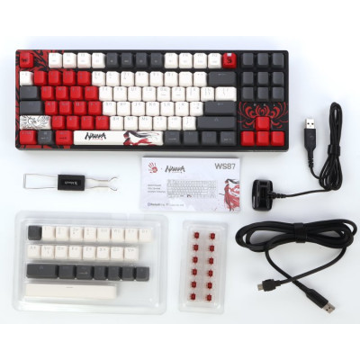 Клавіатура Bloody WS87 RGB Naraka Black