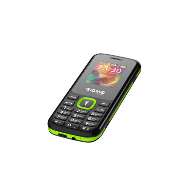 Мобiльний телефон Sigma mobile X-style 171 Mini Dual Sim Black/Green Мобiльний телефон Sigma mobile X-style 171 Mini Dual Sim Black/Green