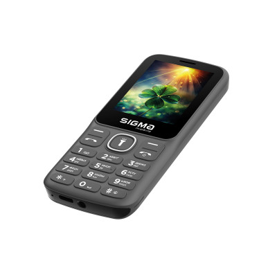 Мобiльний телефон Sigma mobile X-style 242 Lucky Grey Мобiльний телефон Sigma mobile X-style 242 Lucky Grey