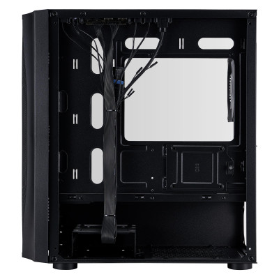 Корпус 1stPlayer X3-M-BK-4F1 Black без БЖ Корпус 1stPlayer X3-M-BK-4F1 Black без БЖ