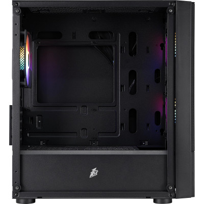 Корпус 1stPlayer X4-M-BK-2F1P-1F1 Black без БЖ Корпус 1stPlayer X4-M-BK-2F1P-1F1 Black без БЖ