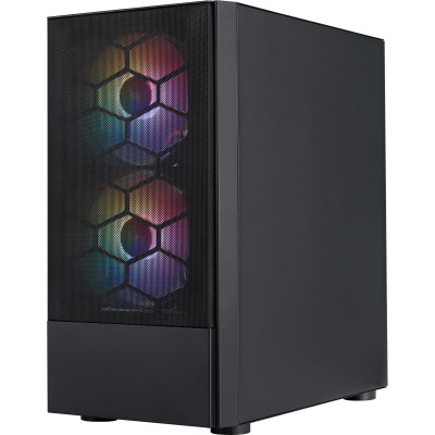 Корпус 1stPlayer X4-M-BK-2F1P-1F1 Black без БЖ Корпус 1stPlayer X4-M-BK-2F1P-1F1 Black без БЖ