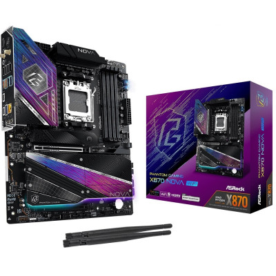 Материнська плата ASRock X870 Nova WiFi Socket AM5 Материнська плата ASRock X870 Nova WiFi Socket AM5
