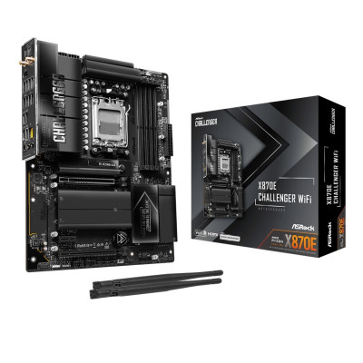 Материнська плата ASRock X870E Challenger WiFi Socket AM5 Материнська плата ASRock X870E Challenger WiFi Socket AM5