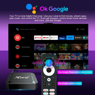HD медіаплеєр X96Q Android (RK3518/2GB/32GB) HD медіаплеєр X96Q Android (RK3518/2GB/32GB)