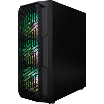 Корпус 1stPlayer XF-BK-4F7 Black без БЖ