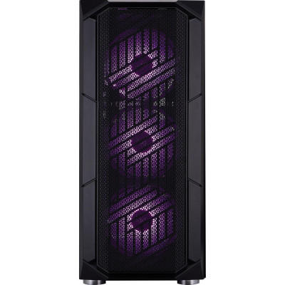 Корпус 1stPlayer XF-BK-4F7 Black без БЖ