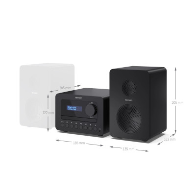Мікросистема Sharp Micro Sound System Black (XL-B514(BK))