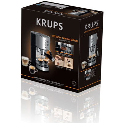 Кавоварка Krups Virtuoso+ Tamping System XP499EE0 Кавоварка Krups Virtuoso+ Tamping System XP499EE0