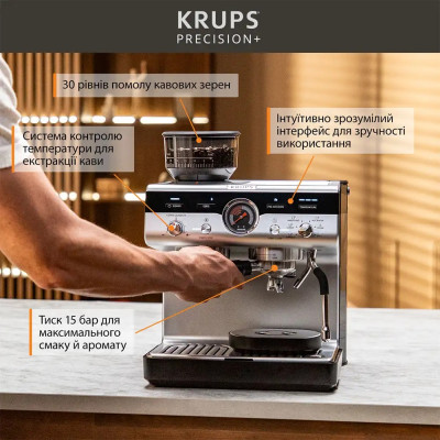 Кавоварка Krups Precision+ XP804T10 Кавоварка Krups Precision+ XP804T10