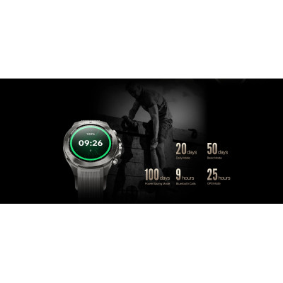 Смарт-годинник Mibro GS Explorer S Titanium Silicone