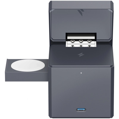 Бездротовий зарядний пристрій Anker MagGo Wireless Charging Station 15W 3-in-1 Cube Black (Y1811G11)