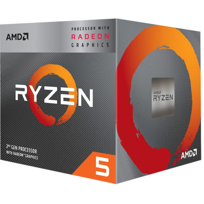 Процесор AMD Ryzen 5 3400G (3.7GHz 4MB 65W AM4) Box (YD3400C5FHSBX)