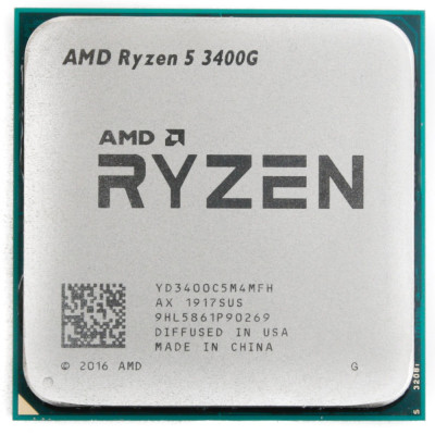 Процесор AMD Ryzen 5 3400G (3.7GHz 4MB 65W AM4) Tray (YD3400C5M4MFH)