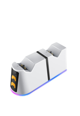 Зарядна станція Vertux для Sony PlayStation Duodock-PS5 White (duodock-ps5)