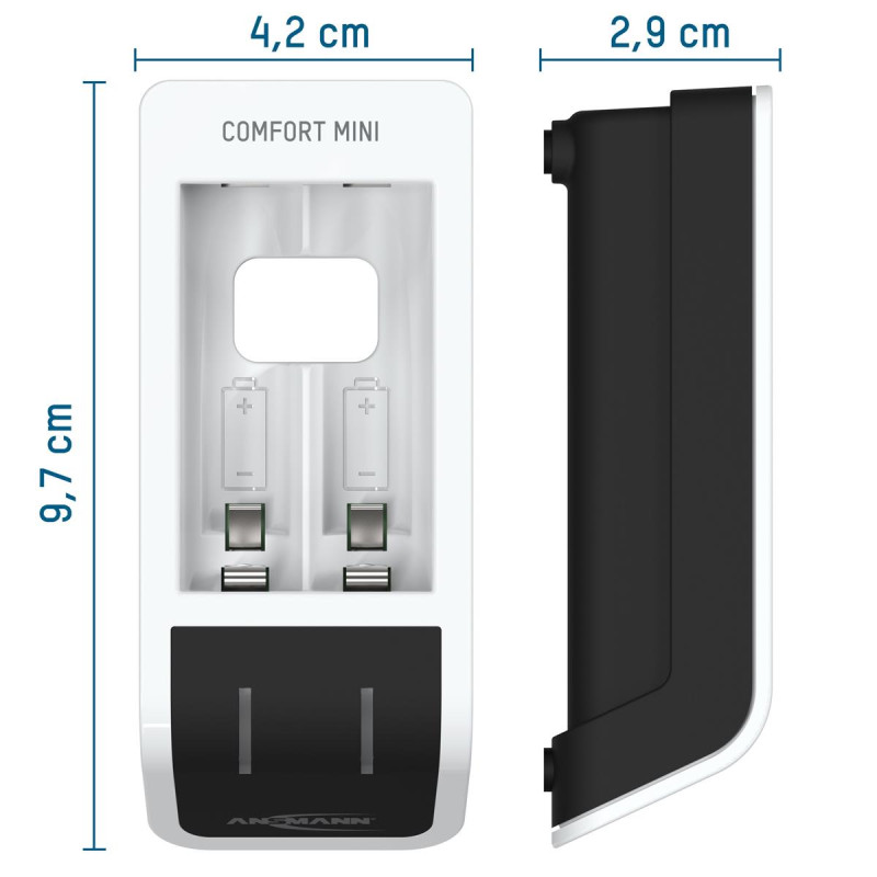 Зарядний пристрiй Ansmann Comfort Mini (1001-0091)