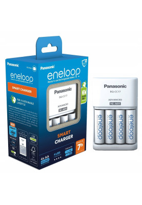 Зарядний пристрій Panasonic Advanced Charger + Eneloop AA/HR06 Ni-Mh 2000 мАh 4 шт.