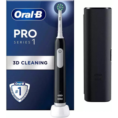 Зубна електрощітка Braun Oral-B Pro1 D305.513.3X CrossAction Black