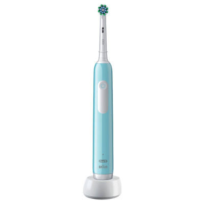 Зубна електрощітка Braun Oral-B Pro1 D305.513.3 CrossAction Caribbean Blue Зубна електрощітка Braun Oral-B Pro1 D305.513.3 CrossAction Caribbean Blue