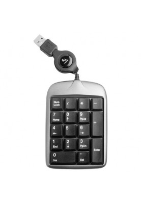 Цифровий клавiатурный блок A4Tech TK-5 Silver/Black USB