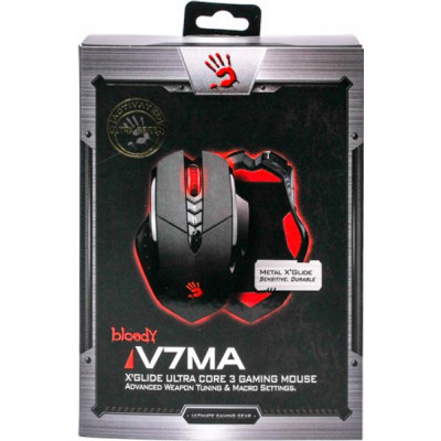 Миша A4Tech V7MA Bloody Black Holeless