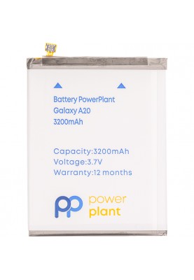 Аккумулятор PowerPlant Samsung Galaxy A20 (EB-BA505ABN) 3200mAh