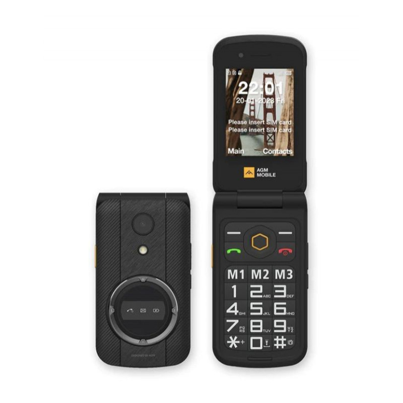 AGM M8 Flip russian keyboard