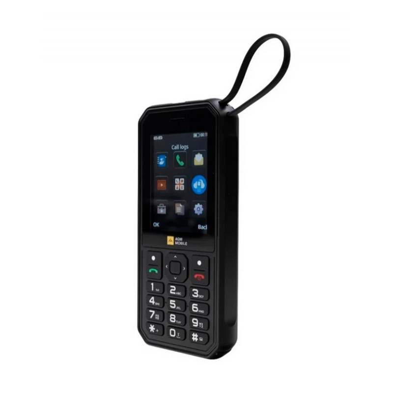 Кнопковий телефон AGM M11 4G Black (Клавіатура з кирилицею)