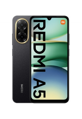 Смартфон Xiaomi Redmi A5 3/64GB Black EU (adapter)