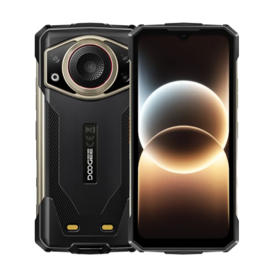 Смартфон DOOGEE Fire 7 Ultra 8/256GB Obsidian Gold + Док Станція + Навушники