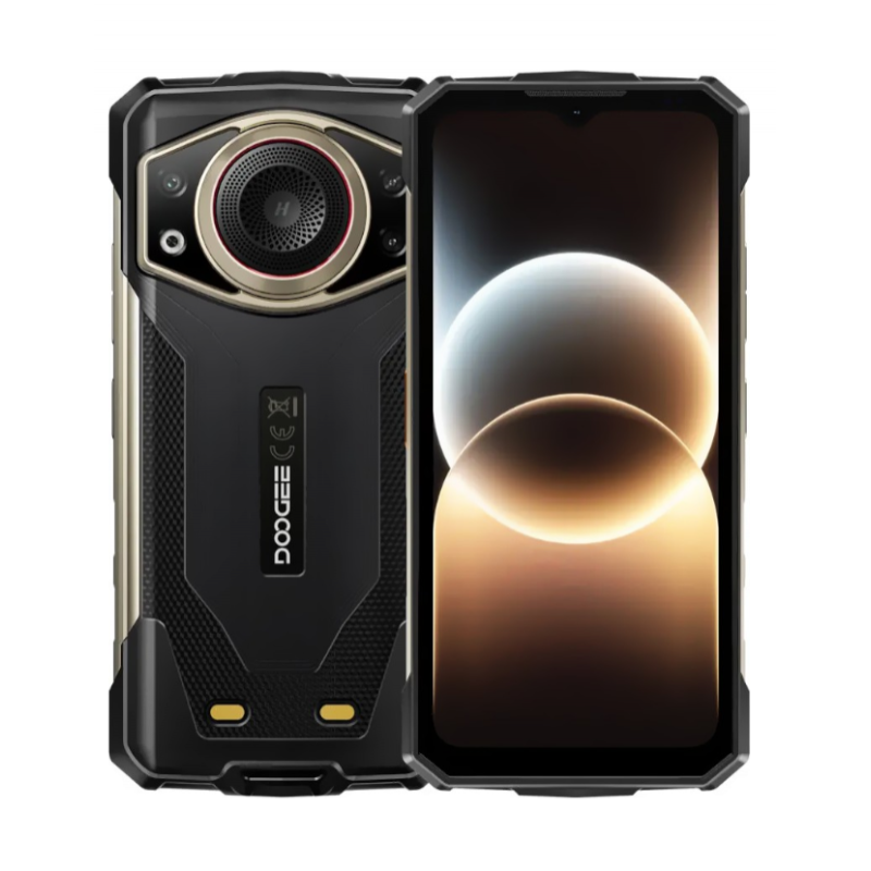 Смартфон DOOGEE Fire 7 Ultra 8/256GB Obsidian Gold + Док Станція + Навушники
