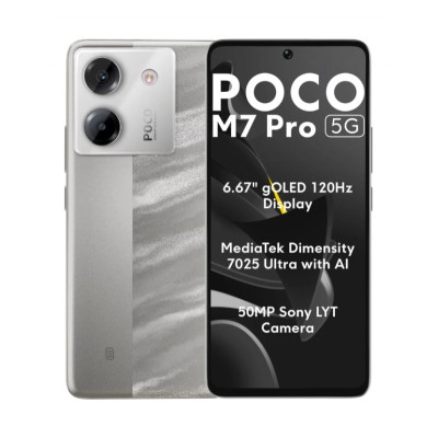 POCO M7 Pro 5G 8/256GB Silver (adapter)