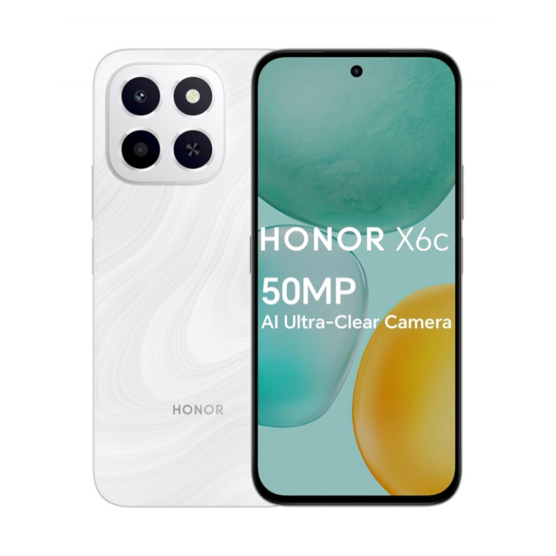 Смартфон Honor X6c 6/256GB White NFC