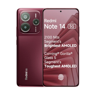 Смартфон Xiaomi Redmi Note 14 5G 8/256GB Adapter (No NFC) red