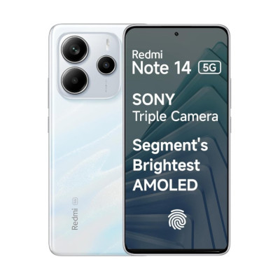 Смартфон Xiaomi Redmi Note 14 5G 8/256GB Adapter (No NFC) white