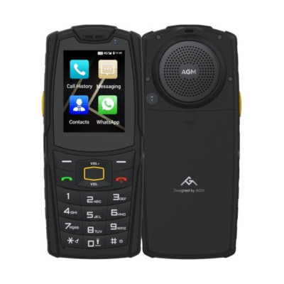 Кнопковий телефон AGM M7 1/8Gb Black (Клавіатура з кирилицею) Кнопковий телефон AGM M7 1/8Gb Black (Клавіатура з кирилицею)